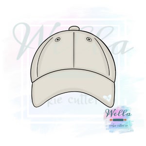 Baseball Cap Front View Cookie Cutter