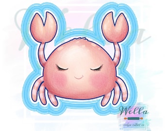 Crab Cookie Cutter, Sea Themed Cookie Cutter, Under the Sea Cutter