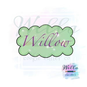 Plaque Willow Cookie Cutter