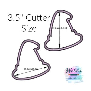 Witch Hat Cute Cookie Cutter immagine 2