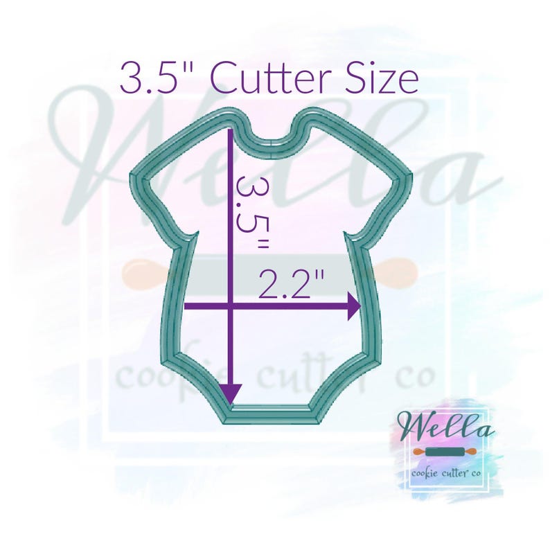 Baby Onesie Cookie Cutter, Baby Outfit Cookie Cutter image 4