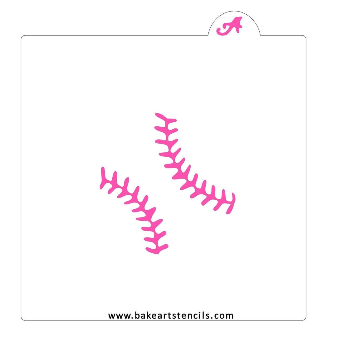 Baseball Cookie Stencil - Etsy