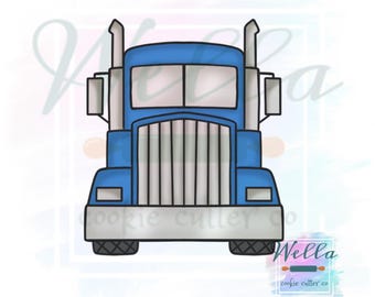 Semi-Truck Front Cookie Cutter