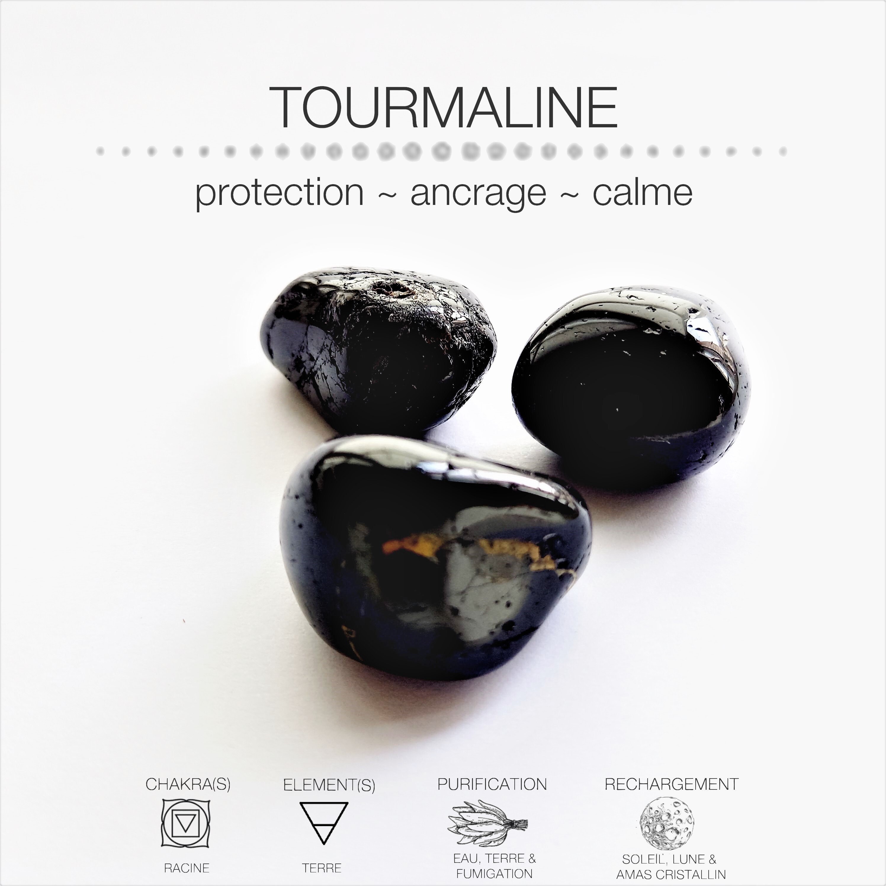 Tourmaline Polie // Tourmaline Pierre Roulée Cristal Tourmaline