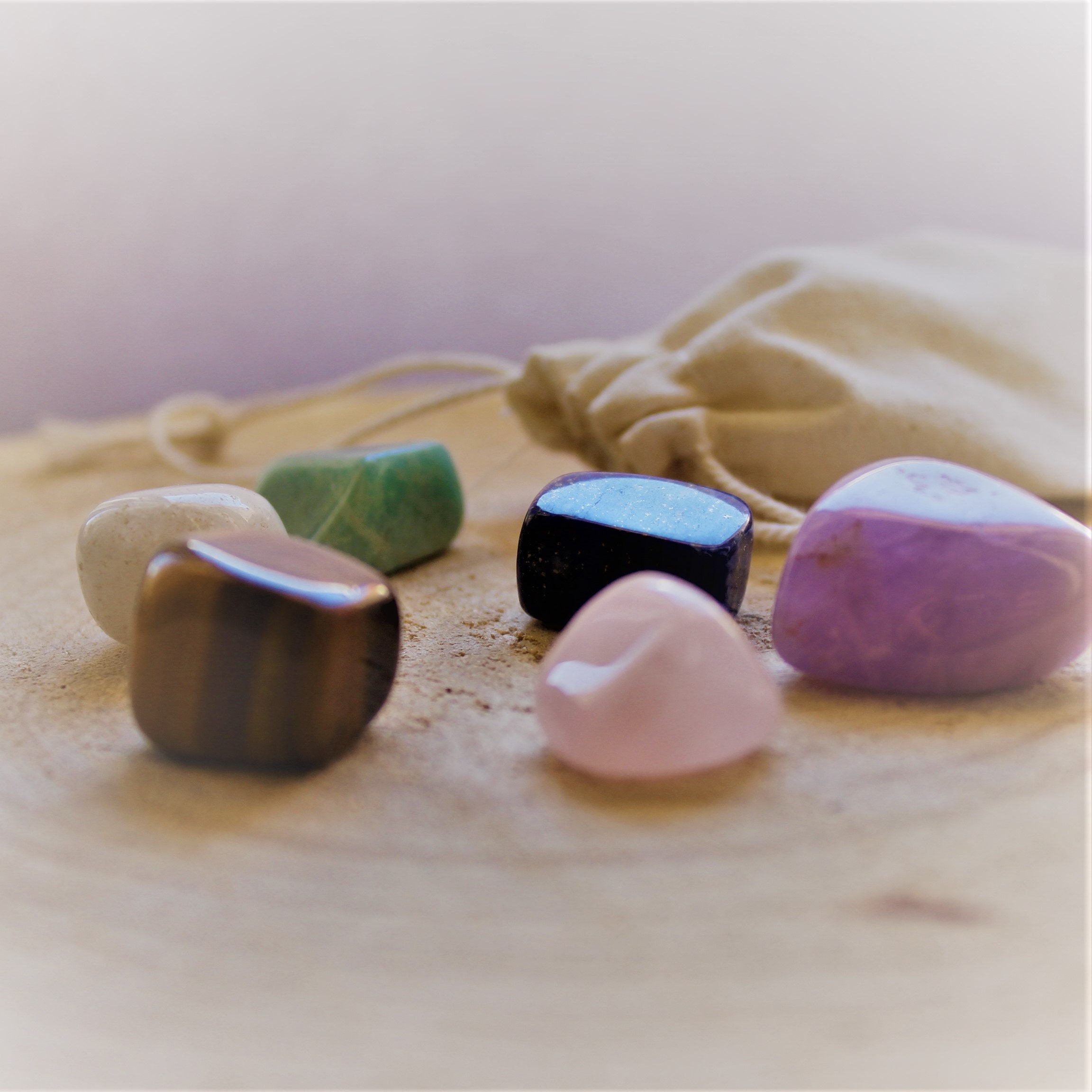 LOVE Crystals Set Crystals and Stones for Love Wellbeing Etsy