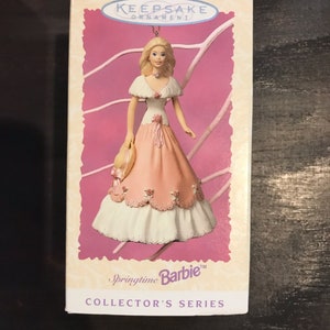 Hallmark Barbie Ornament Springtime Barbie 3rd final series Dated 1997 NEW