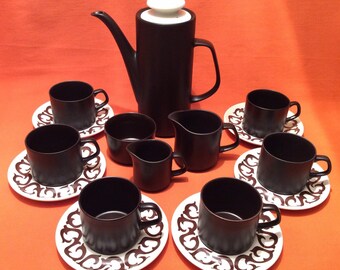 crown devon red & gold demitasse (coffee) cup & crown devon red & gold demitasse (coffee) cup &