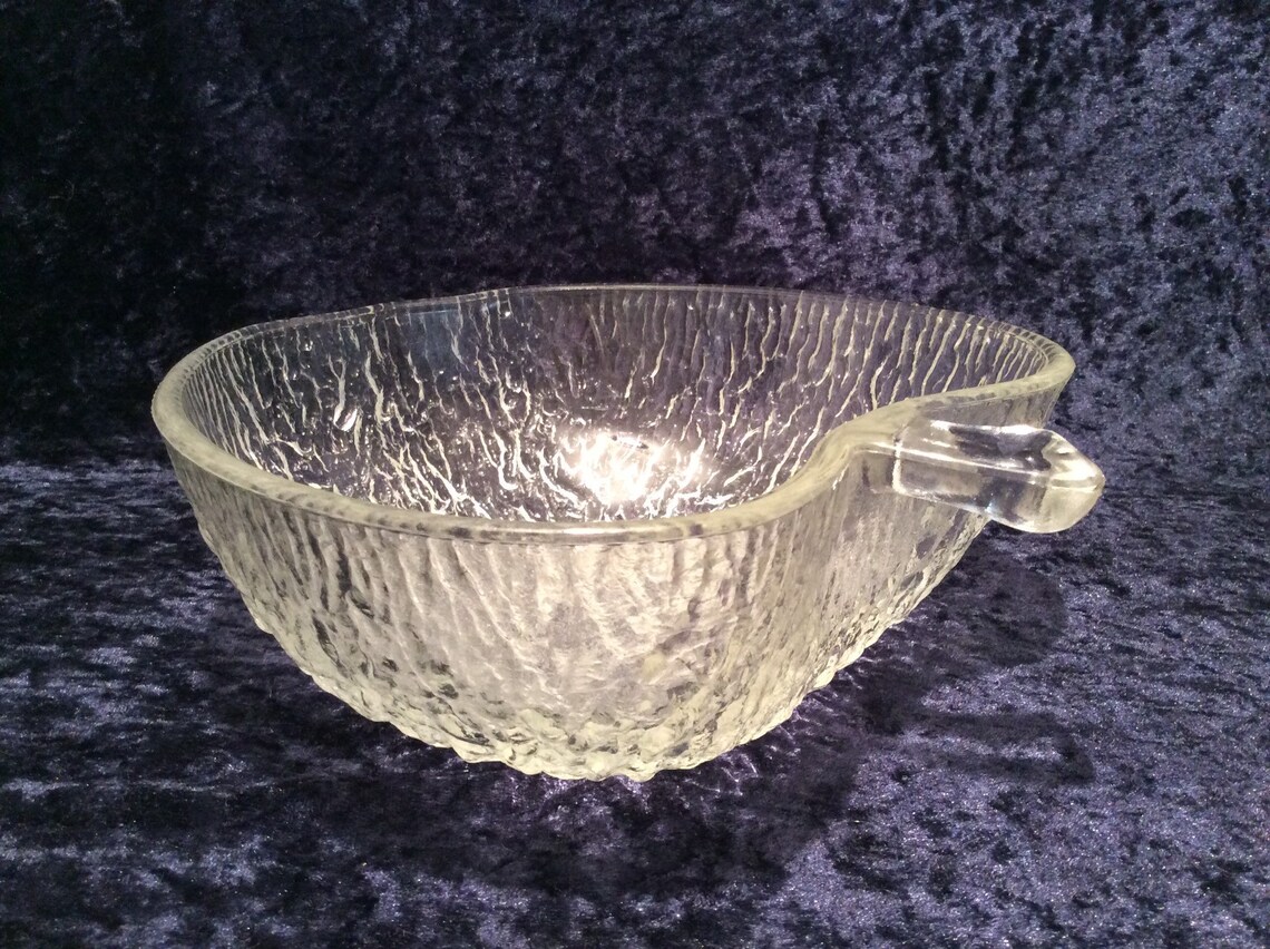 1970s retro glass apple dish 1970s apple dish glass fruit Etsy
