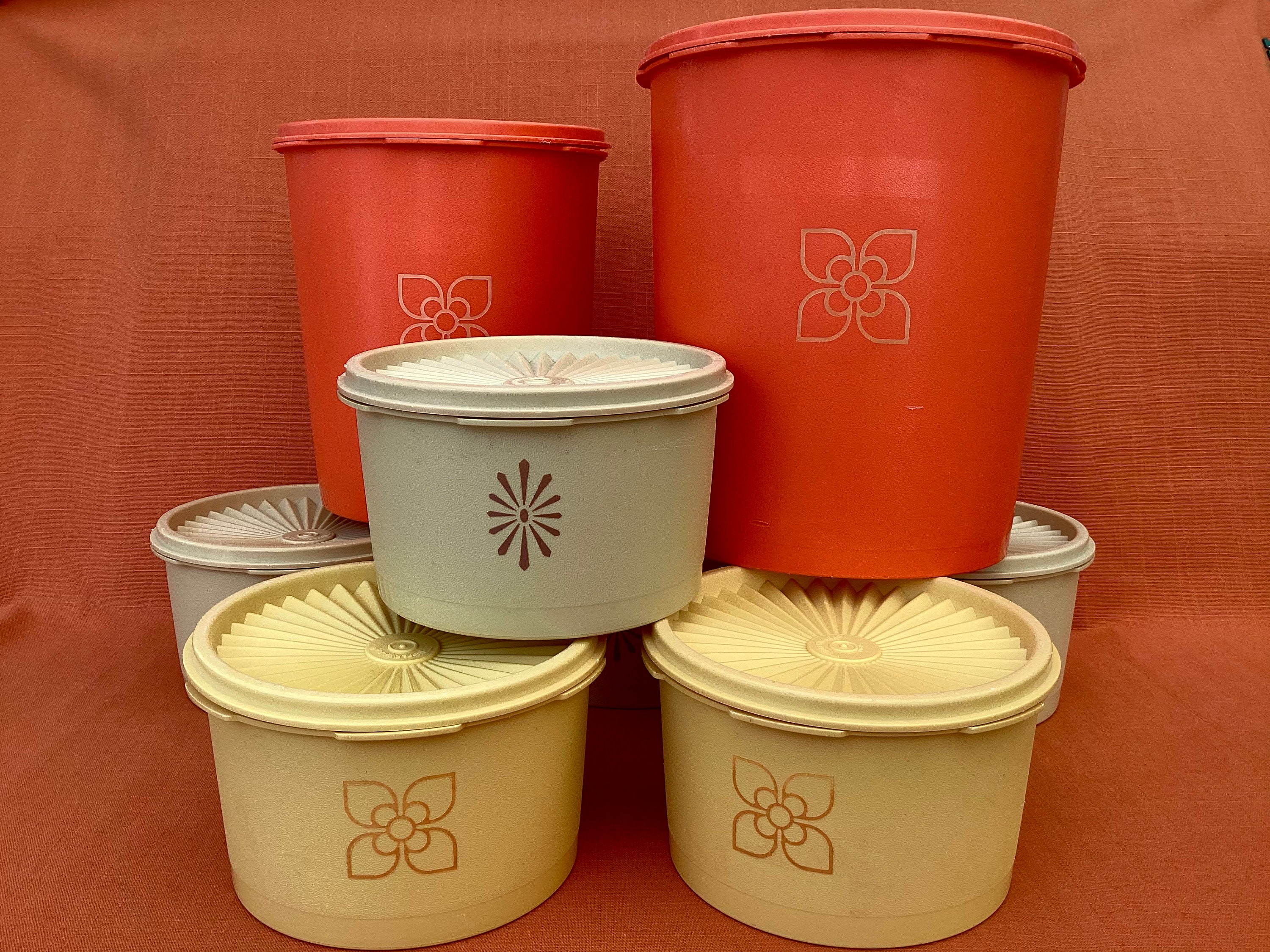 1970s Tupperware Storage Containers With Lids - Finland