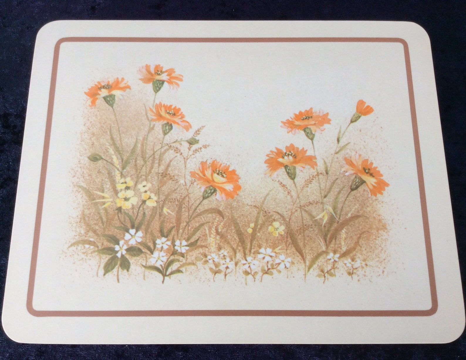 1980s Marks & Spencer melamine placemats set of 6 Field Etsy
