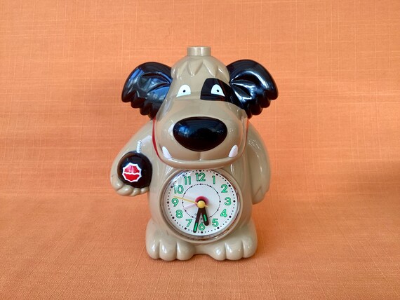 80s DJ DOG alarm 目覚まし時計　フィギュア　ヴィンテージ Muttley Alarm Clock in Full Working Order, Muttley From Wacky