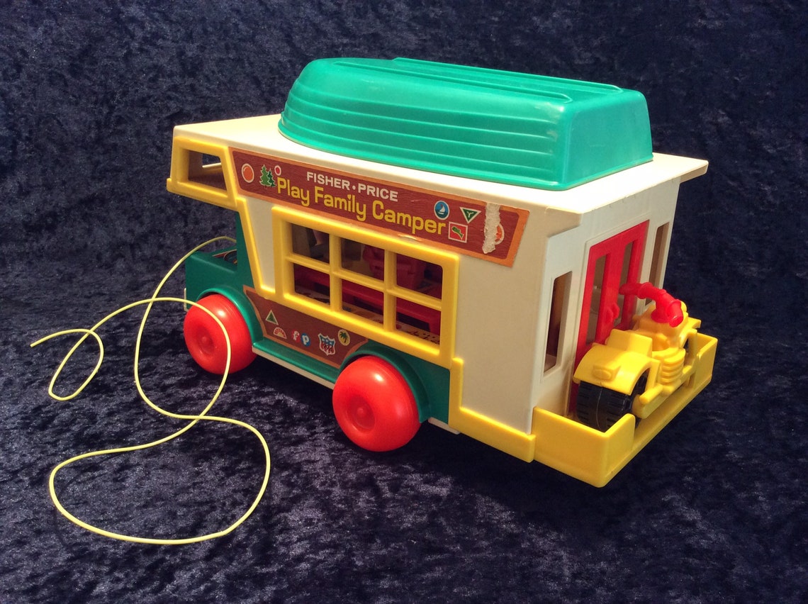 COMPLETE 1972 Vintage Fisher Price Little People Camper Etsy