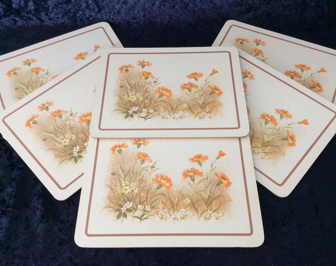 1980s Marks & Spencer Melamine Placemats Set of 6 Field Etsy UK