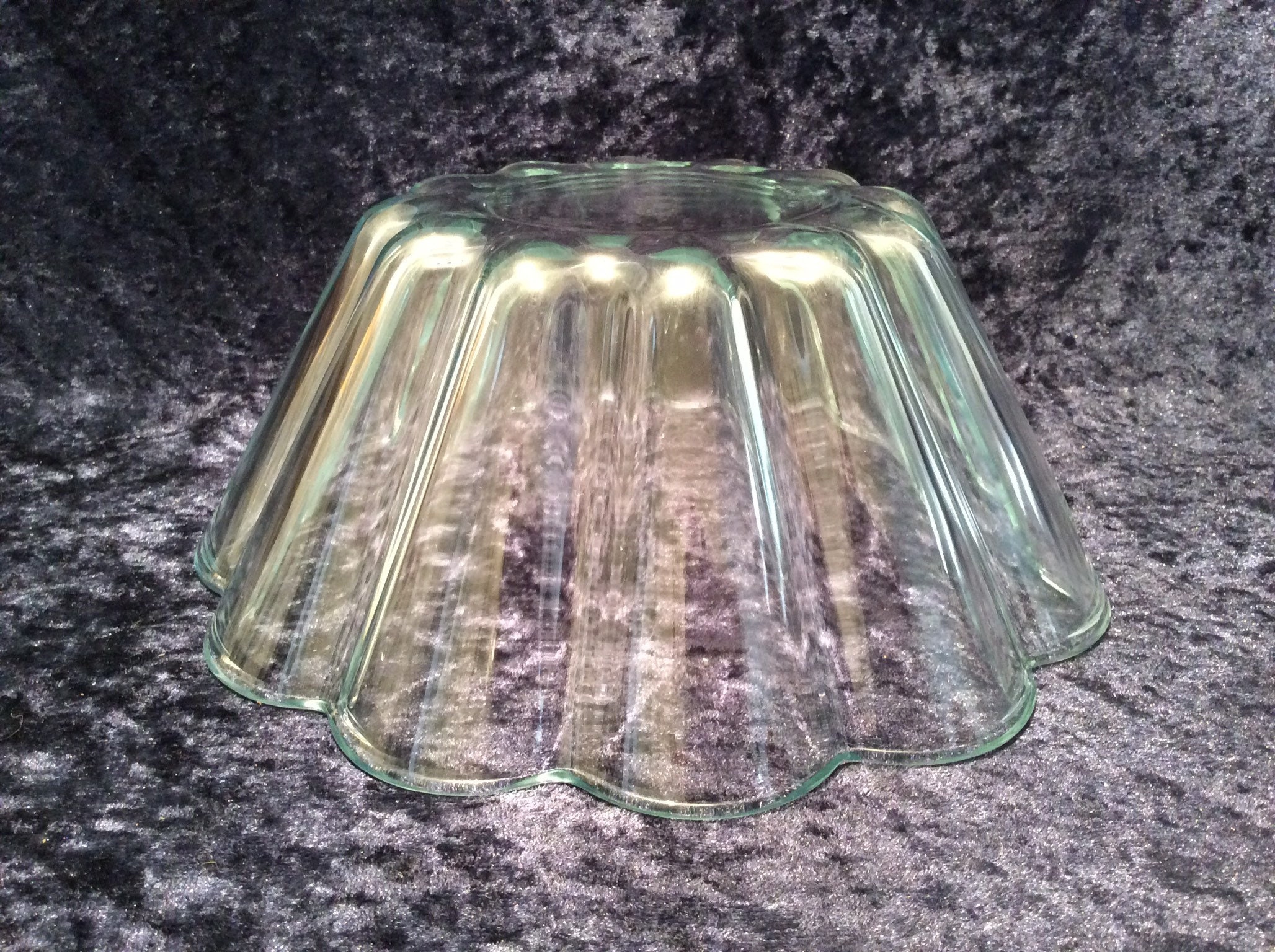 Vintage Pyrex Fluted Glass Bowl Pyrex Fruit Bowl pyrex 20cm Etsy
