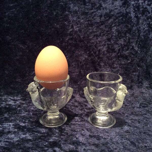 Glass Egg Cups Etsy UK