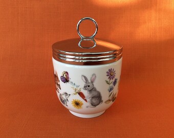 Royal Worcester Maxime egg coddler, A Skippety Tale Maxime egg coddler, collectable, hard to find extra large egg coddler, Easter gift ideas