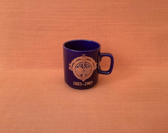 Hornsea Midnight Blue Commemorative Mug: 1983 Church Schools Centenary