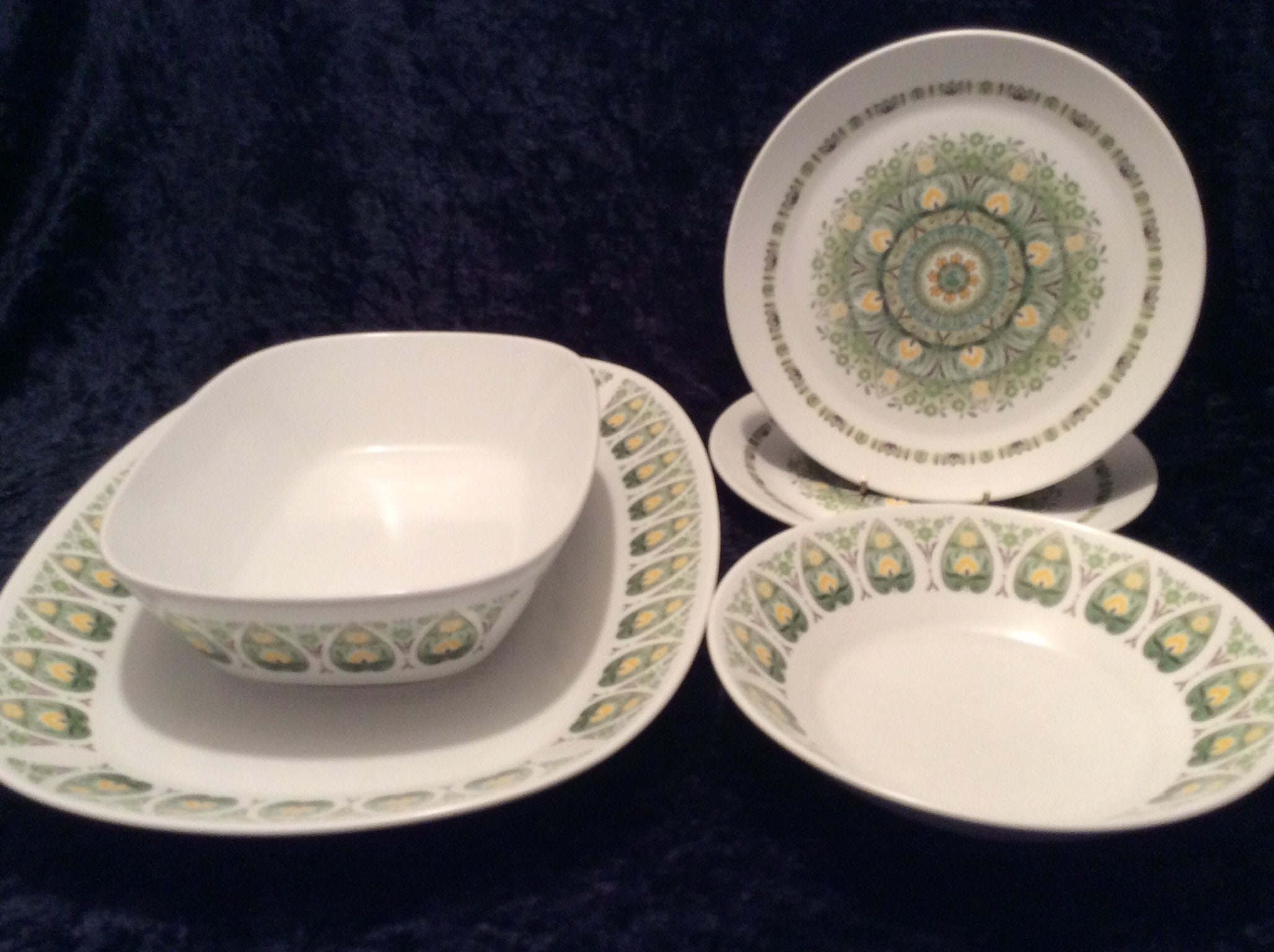 1970s Noritake Progression China Palos Verde serving dishes Etsy