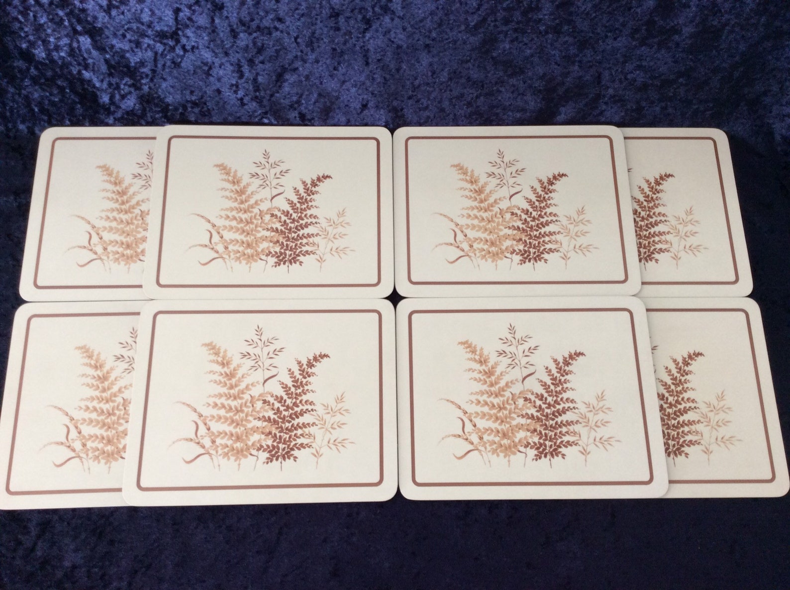 1980s Marks & Spencer melamine placemats set of 6 Field Etsy