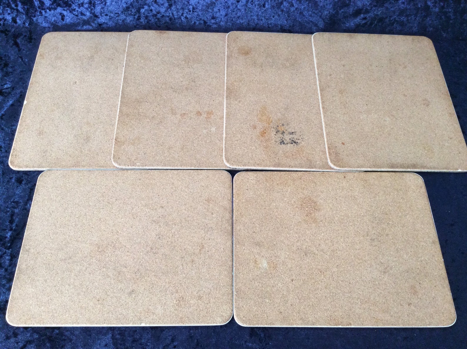 1980s Marks & Spencer melamine placemats set of 6 Field Etsy