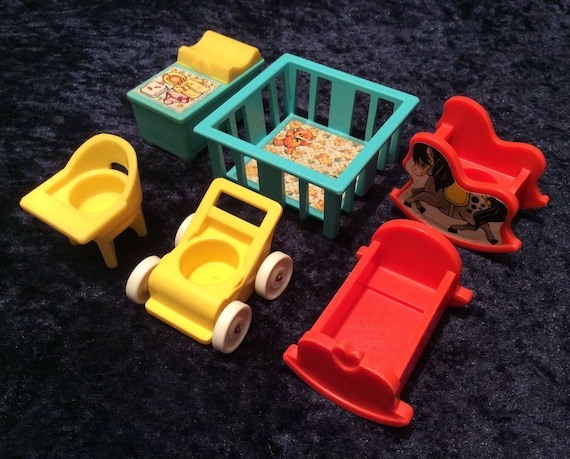 vintage fisher price high chair