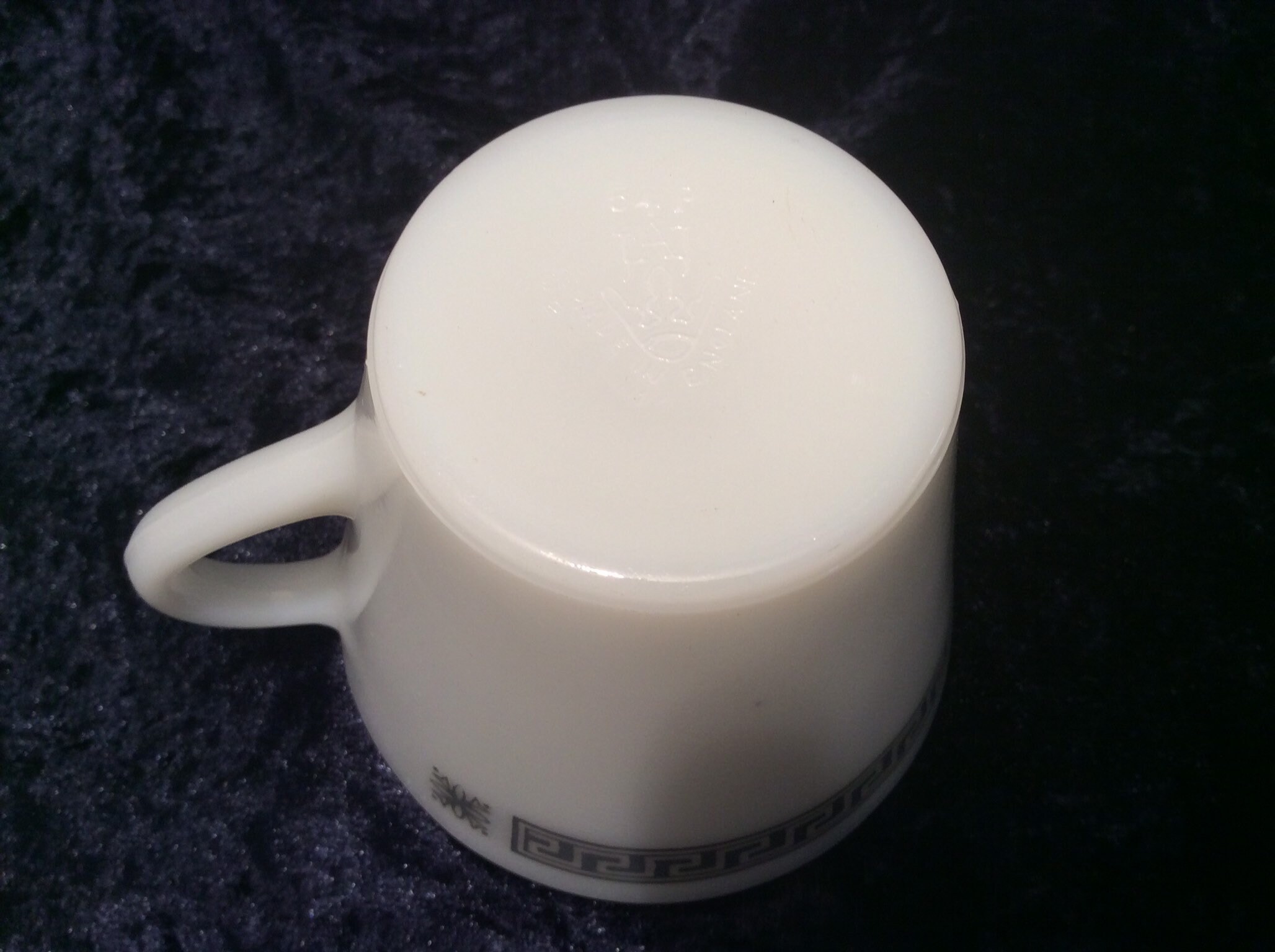 1960s JAJ Pyrex Greek Key Cup and Saucer JAJ Pyrex Cup 1960s Etsy