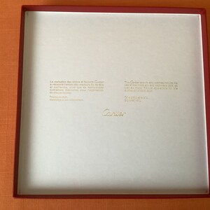 Cartier silk scarf in the 1990s Panthère design, unworn in original box & packaging, vintage Cartier 100% silk scarf (66cm x 66cm) image 9