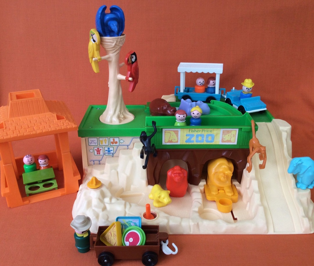 Fantastic 1984 Fisher Price Zoo Fisher Price Little People Etsy