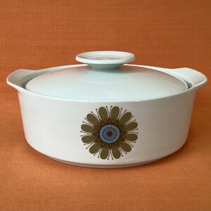 1960s J&G Meakin Galaxy tureen, Jessie Tait design, Meakin Galaxy serving dish, retro Meakin vegetable dish, mid-century tableware