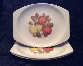 Vintage 1960s J&G Meakin St Clements oval platter/serving dish, oranges and lemons (2 available, sold individually), Meakin serving dish