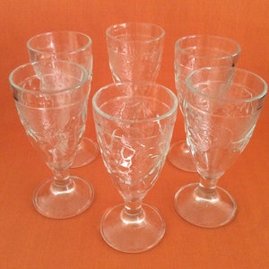 Luminarc milkshake glasses (sold in sets of 4 or 6), Luminarc glass, retro ice cream dishes, 1980s knickerbockerglory glasses