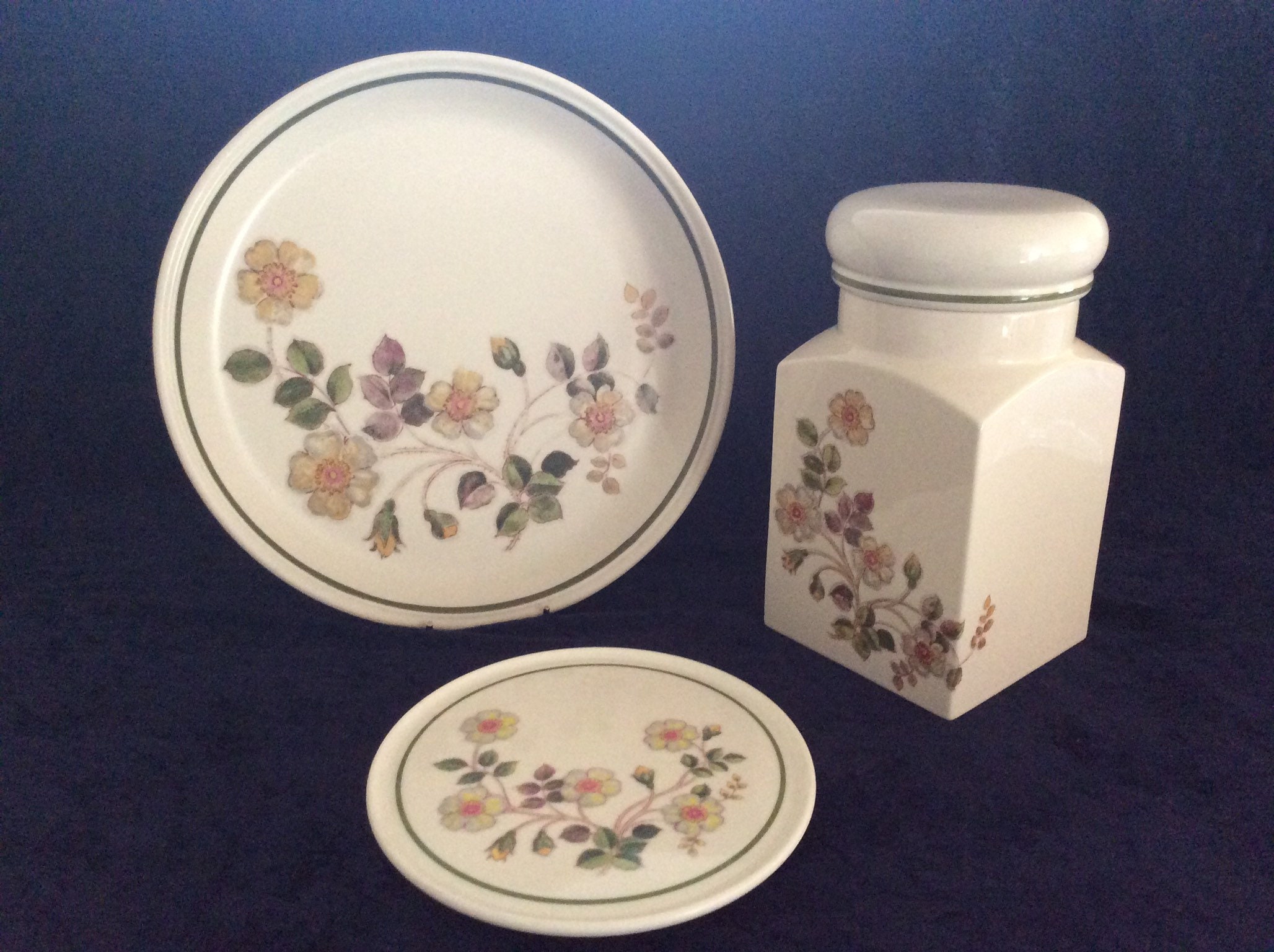 1980s St Michael autumn Leaves Storage Jar Autumn Leaves Dinner Plate St Michael Teapot Stand Retro Marks Spencer 1980s Storage Jar Etsy Canada