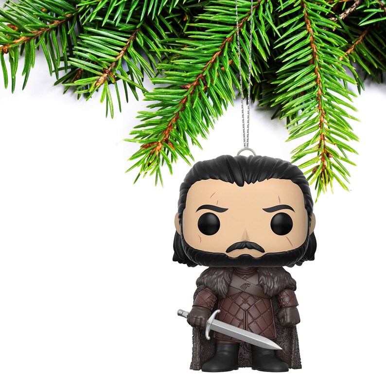 Game of Thrones Jon Snow Christmas Ornament Tree Decoration Etsy