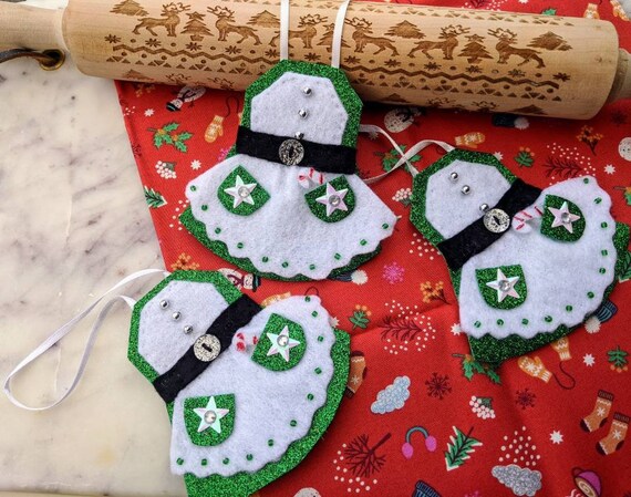 Misses Claus Christmas Dress Decoration - Etsy