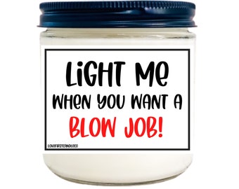 Blow Job Light When You Want a BJ BJ Candle Gift For Him Dirty ...