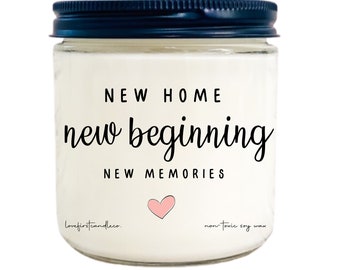 NEW HOME HOUSEWARMING, scented soy candles, gift for new homeowners, realator gifts, new house gifts, housewarming gift, new home