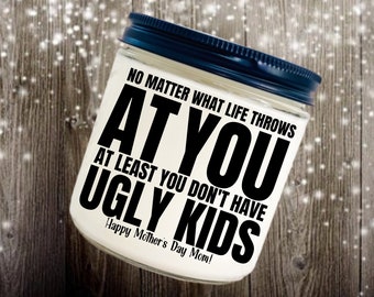 Mothers Day Candle, Fathers Day Candle, Gift for mom and dad, thoughtful special gift for mother, Funny candles