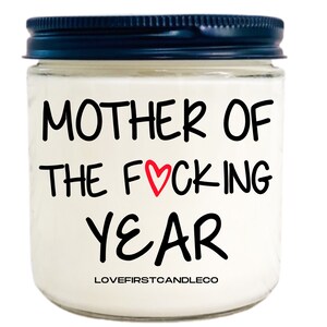 Mother's Day Candle, Funny Candles, Best Mom Ever, Scented Soy Wax, Gift From Daughter, Personalized Gifts for Mom image 2