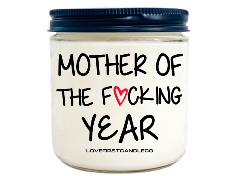 Mother's Day Candle, Funny Candles, Best Mom Ever, Scented Soy Wax, Gift From Daughter, Personalized Gifts for Mom image 2