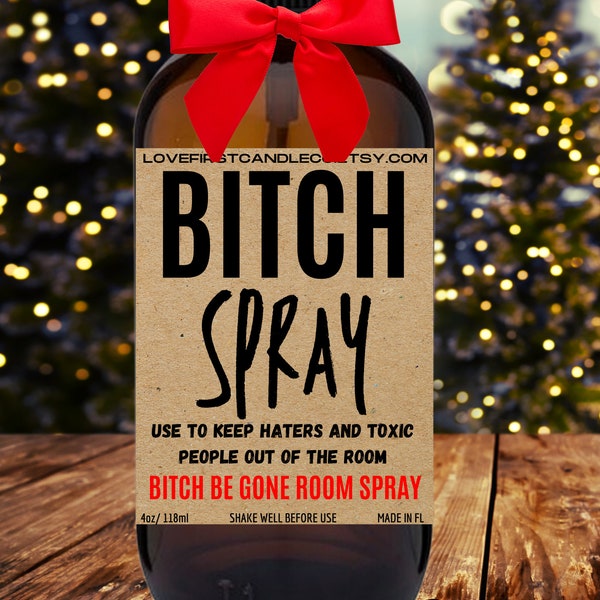 Funny Room Spray, Be gone spray, Christmas Gift, Stocking Stuffer, Gag Gift, Ready To Ship, Bathroom Spray, Linen spray, Funny Christmas