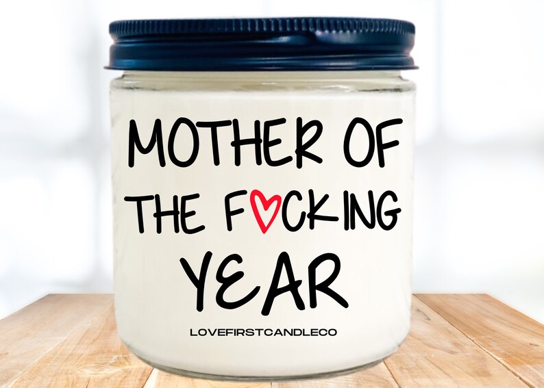Mother's Day Candle, Funny Candles, Best Mom Ever, Scented Soy Wax, Gift From Daughter, Personalized Gifts for Mom image 9