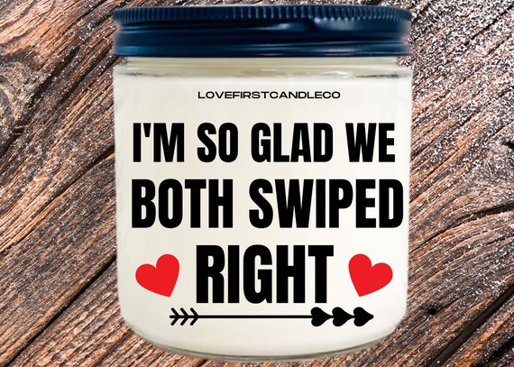 SWIPED RIGHT GIFT, Gift for Him, Gift for Her, Christmas Gifts, Stocking  Stuffer, Christmas Candle, Couples Gifs, Personalized Gifts, Funny 