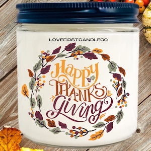 HAPPY THANKSGIVING, Funny Thanksgiving Candles, Thanksgiving Decor, Thanksgiving Candles, Thanksgiving Decorations, Thanksgiving Gifts