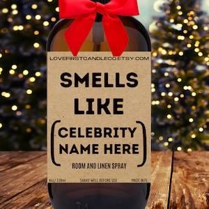 This smells like room spray, Celebrity smells like gifts, Best friend gifts, Stocking stuffer for woman, Stocking stuffer for teens