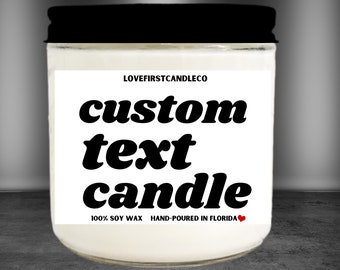 Personalized Custom Candles, Best friend gifts, Sibling gifts, Funny Candles, Soy Candle, Container Candles, Gift for her Gift for him