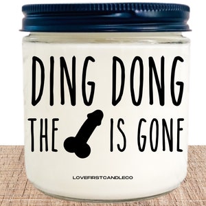 Breakup Divorce Funny Gift, The DickIs Gone, Scented Soy Wax, Divorcee Gift, Home Decor, Personalized Gifts, Gag Gift, Funny Candles