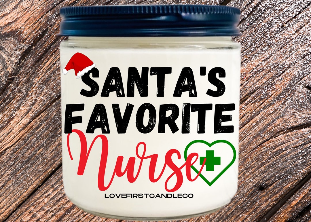 Santas Favorite Nurse Christmas Gifts for Nurses Christmas Etsy Nurse Christmas Gift