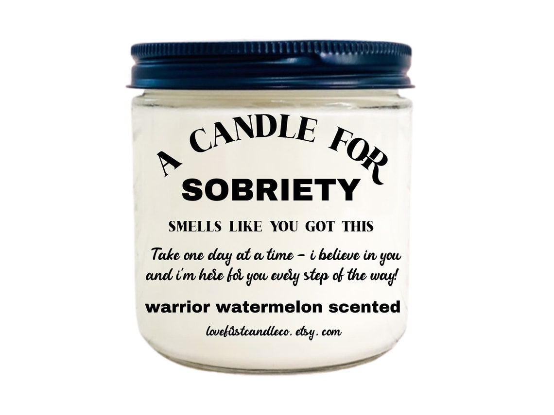 SOBRIETY RECOVERING ADDICT Gift Scented Soy Candle Gift for Etsy