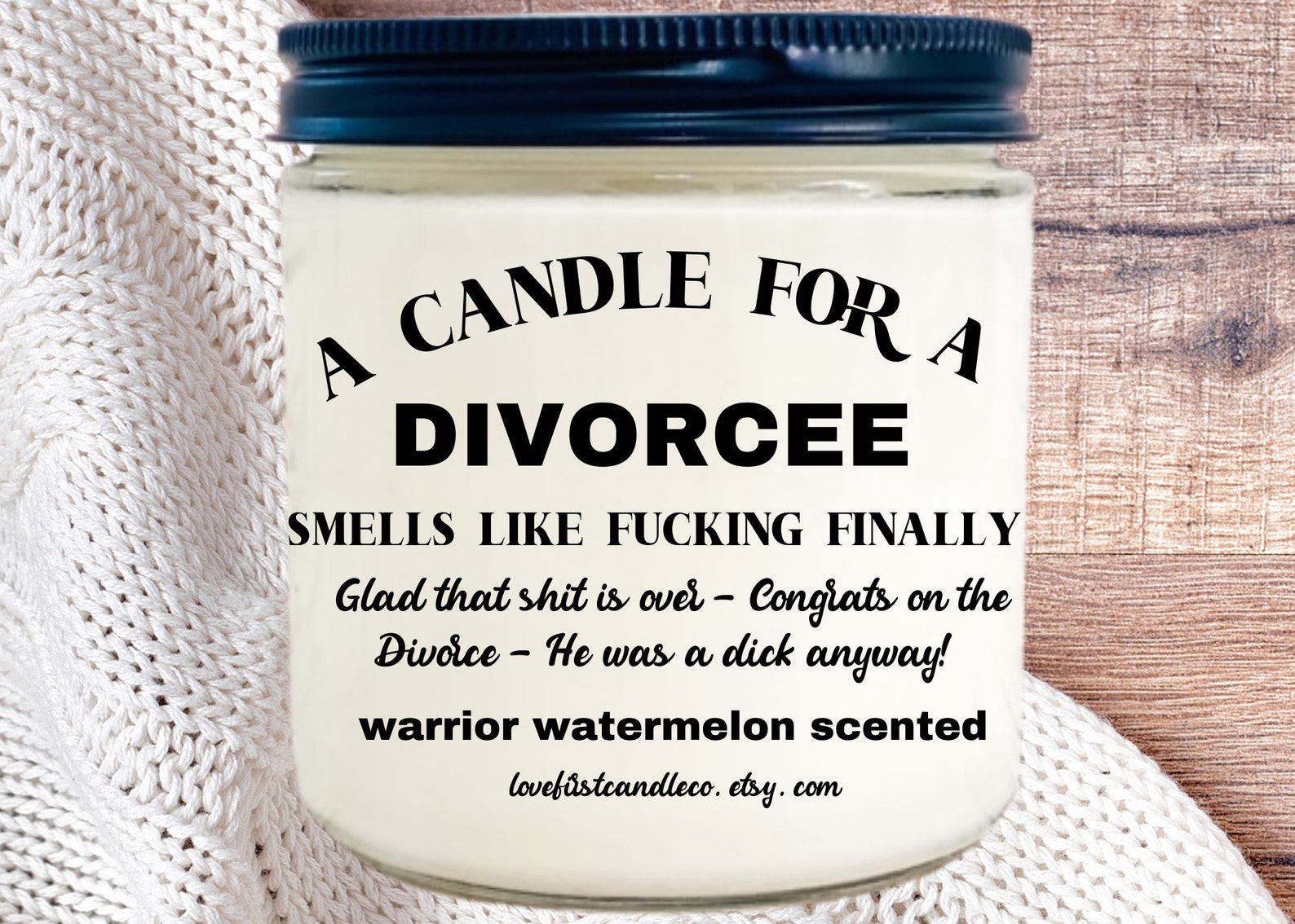 DIVORCEE DIVORCED GIFT Gift for her Congrats on the Divorce Etsy