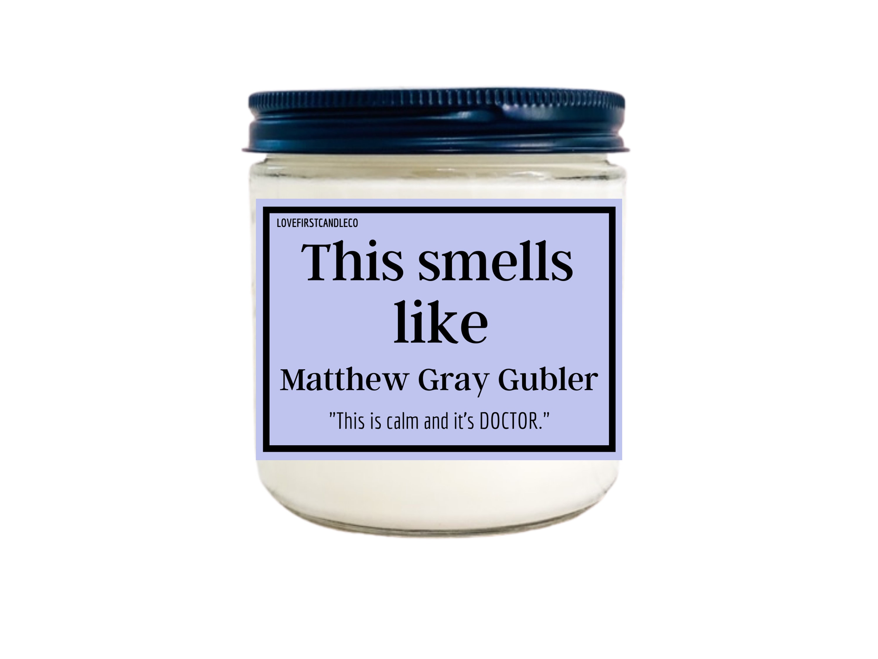 Matthew Gray Gubler Candle Pick Your Scent Criminal Minds Etsy